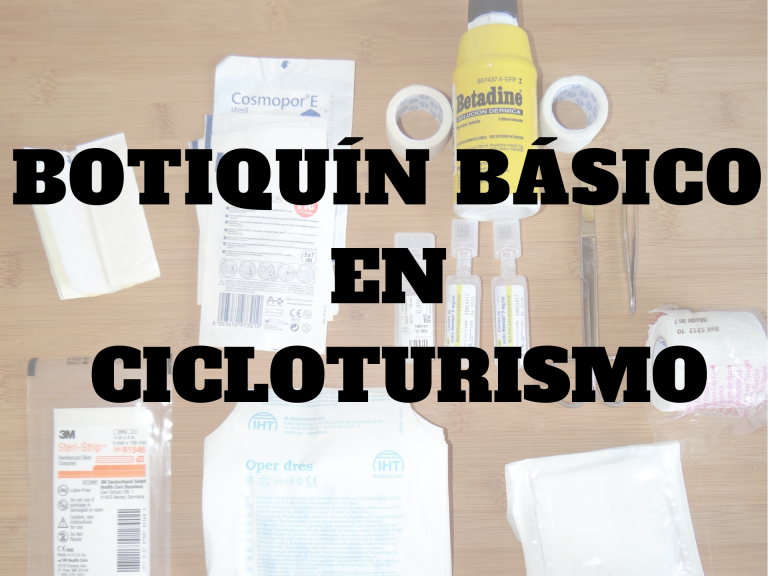 Botiquín básico para cicloturismo